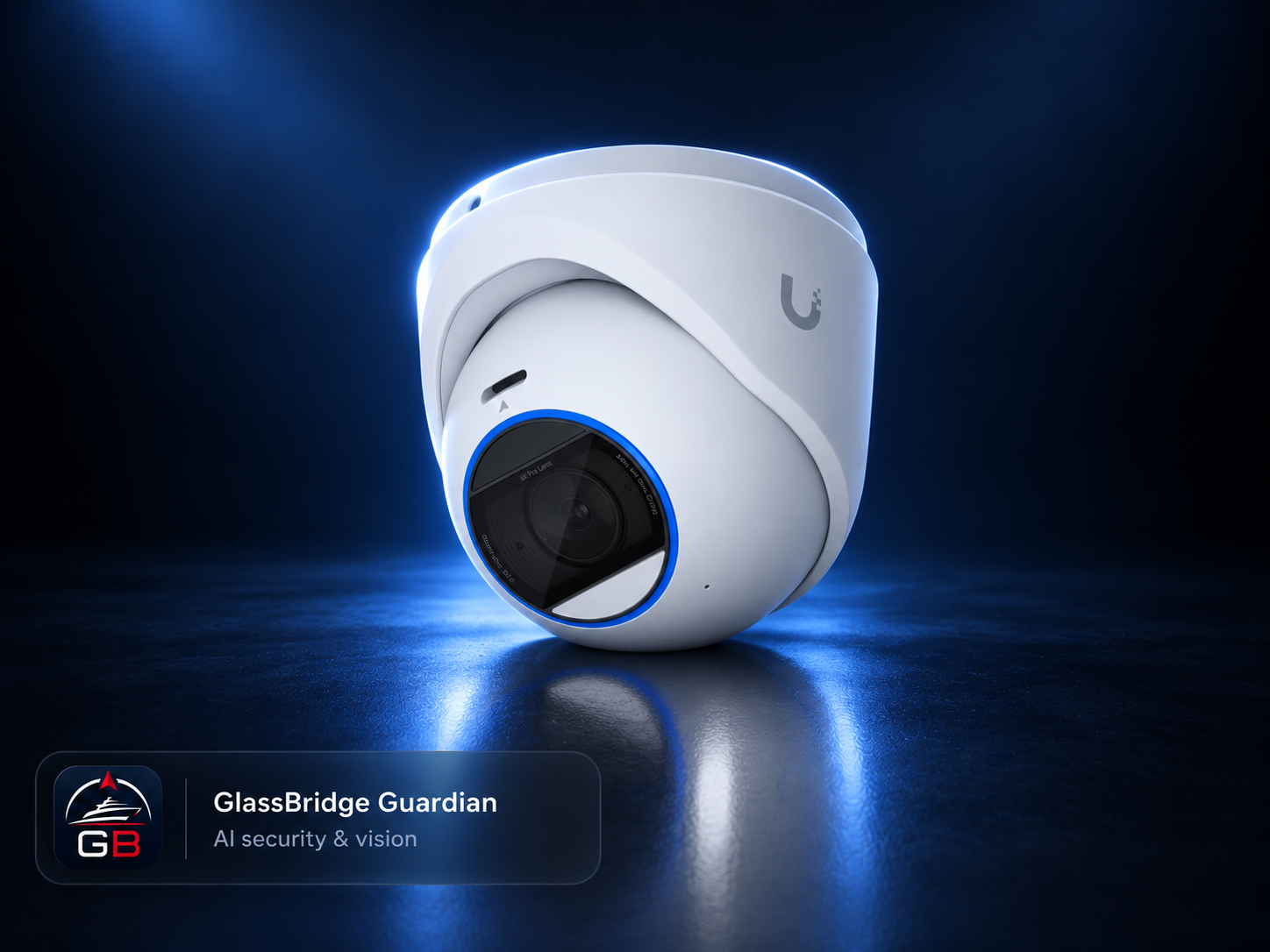 G6 Pro Turret product illustration in ceiling-mount orientation.